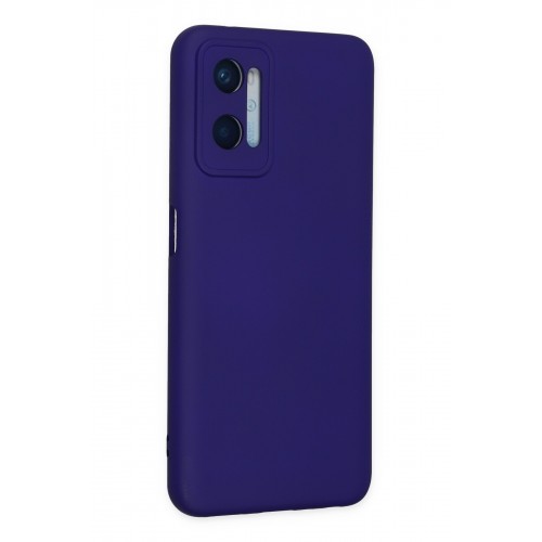 Newface Oppo A96 Kılıf Nano içi Kadife Silikon - Mor Newface Oppo A96 Kılıf Nano içi Kadife Silikon - Mor