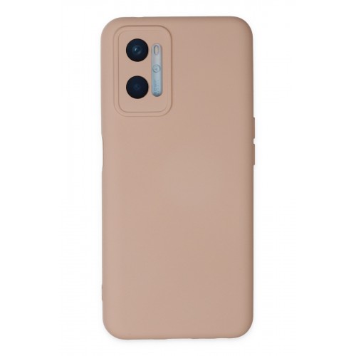 Newface Oppo A96 Kılıf Nano içi Kadife Silikon - Pudra Newface Oppo A96 Kılıf Nano içi Kadife Silikon - Pudra
