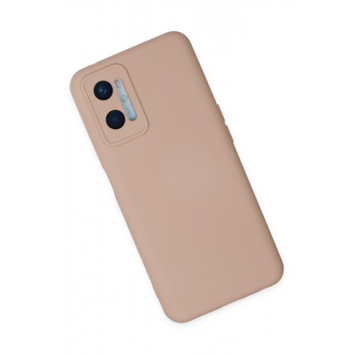 Newface Oppo A96 Kılıf Nano içi Kadife Silikon - Pudra Newface Oppo A96 Kılıf Nano içi Kadife Silikon - Pudra
