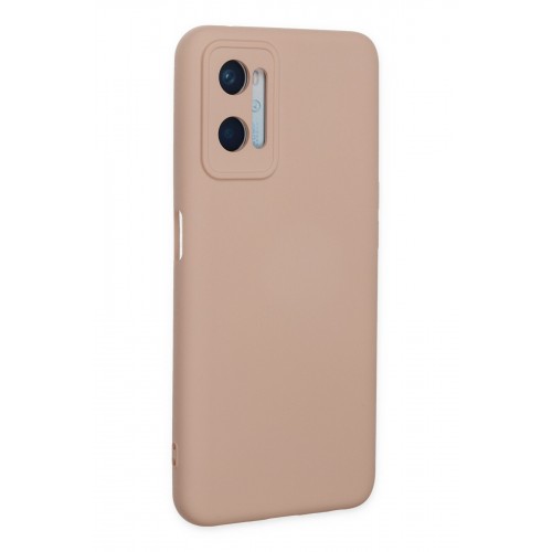 Newface Oppo A96 Kılıf Nano içi Kadife Silikon - Pudra Newface Oppo A96 Kılıf Nano içi Kadife Silikon - Pudra