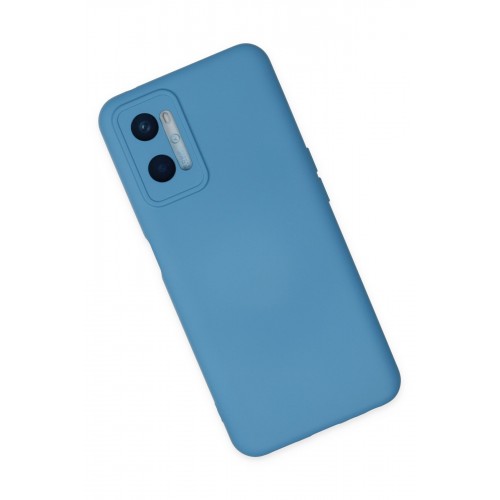 Newface Oppo A96 Kılıf Nano içi Kadife Silikon - Mavi Newface Oppo A96 Kılıf Nano içi Kadife Silikon - Mavi