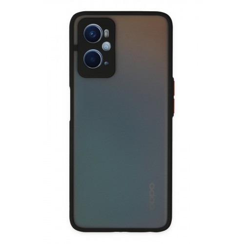 Newface Oppo A96 Kılıf Montreal Silikon Kapak - Siyah