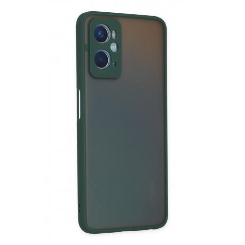 Newface Oppo A96 Kılıf Montreal Silikon Kapak - Yeşil Newface Oppo A96 Kılıf Montreal Silikon Kapak - Yeşil