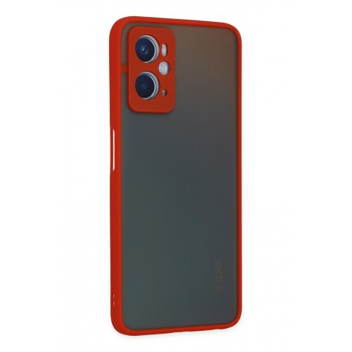 Newface Oppo A96 Kılıf Montreal Silikon Kapak - Kırmızı Newface Oppo A96 Kılıf Montreal Silikon Kapak - Kırmızı