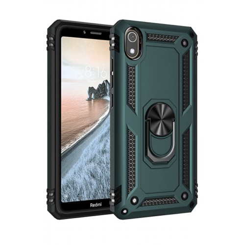 Newface Xiaomi Redmi 7A Kılıf Sofya Yüzüklü Silikon Kapak - Yeşil Newface Xiaomi Redmi 7A Kılıf Sofya Yüzüklü Silikon Kapak - Yeşil