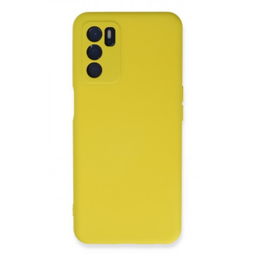 Newface Oppo A16 Kılıf Nano içi Kadife Silikon - Sarı Newface Oppo A16 Kılıf Nano içi Kadife Silikon - Sarı