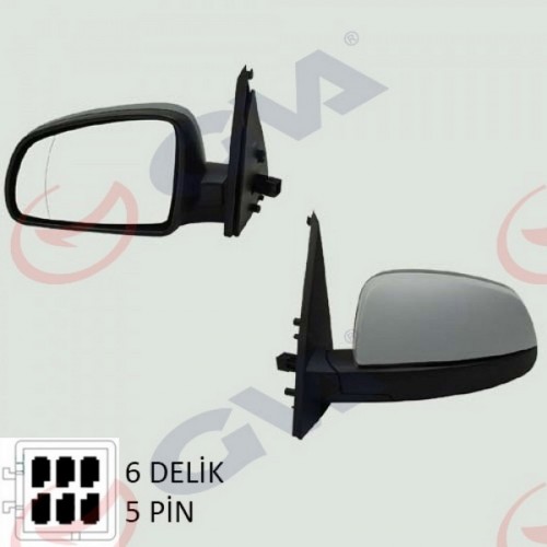 DIŞ DİKİZ AYNASI SOL MERIVA 03 ELEKTRİKLİ ISITMALI ASTARLI ASFERİK 5 FİŞ VM-331EHPAL DIŞ DİKİZ AYNASI SOL MERIVA 03 ELEKTRİKLİ ISITMALI ASTARLI ASFERİK 5 FİŞ VM-331EHPAL
