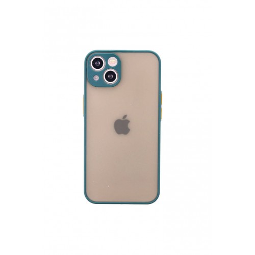 Newface iPhone 13 Mini Kılıf Montreal Silikon Kapak - Yeşil Newface iPhone 13 Mini Kılıf Montreal Silikon Kapak - Yeşil