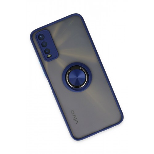 Newface Vivo Y20 Kılıf Montreal Yüzüklü Silikon Kapak - Lacivert Newface Vivo Y20 Kılıf Montreal Yüzüklü Silikon Kapak - Lacivert