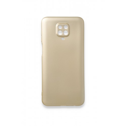 Newface Xiaomi Redmi Note 9 Pro Kılıf Premium Rubber Silikon - Gold Newface Xiaomi Redmi Note 9 Pro Kılıf Premium Rubber Silikon - Gold