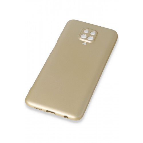 Newface Xiaomi Redmi Note 9 Pro Kılıf Premium Rubber Silikon - Gold Newface Xiaomi Redmi Note 9 Pro Kılıf Premium Rubber Silikon - Gold