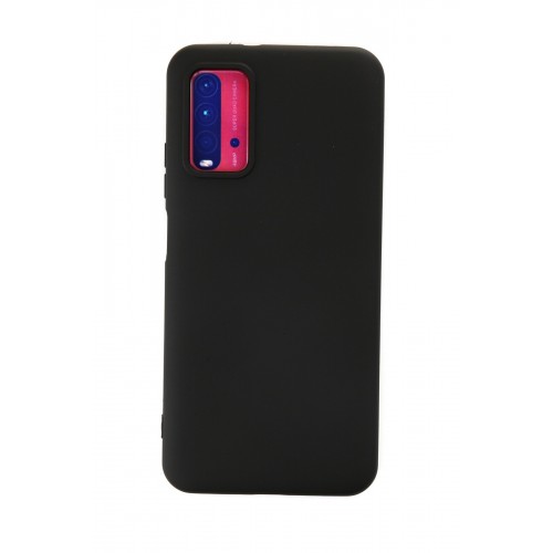 Newface Xiaomi Redmi 9T Kılıf Nano içi Kadife  Silikon - Siyah