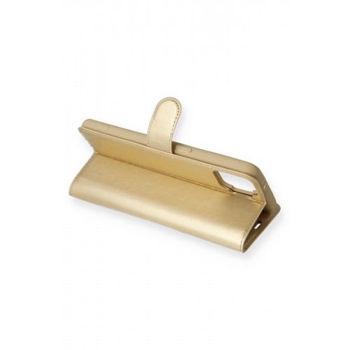 Newface Oppo A73 Kılıf Trend S Plus Kapaklı Kılıf - Gold Newface Oppo A73 Kılıf Trend S Plus Kapaklı Kılıf - Gold