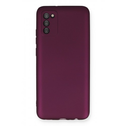 Newface Samsung Galaxy A02S Kılıf Premium Rubber Silikon - Mürdüm Newface Samsung Galaxy A02S Kılıf Premium Rubber Silikon - Mürdüm