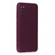 Newface Samsung Galaxy A02S Kılıf Premium Rubber Silikon - Mürdüm Newface Samsung Galaxy A02S Kılıf Premium Rubber Silikon - Mürdüm