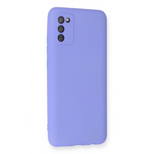 Newface Samsung Galaxy A02S Kılıf Premium Rubber Silikon - Lila Newface Samsung Galaxy A02S Kılıf Premium Rubber Silikon - Lila