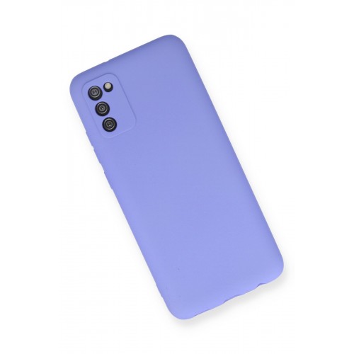 Newface Samsung Galaxy A02S Kılıf Premium Rubber Silikon - Lila Newface Samsung Galaxy A02S Kılıf Premium Rubber Silikon - Lila