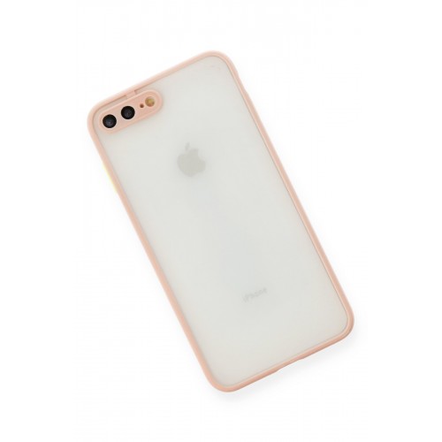 Newface iPhone 7 Plus Kılıf Montreal Silikon Kapak - Pembe Newface iPhone 7 Plus Kılıf Montreal Silikon Kapak - Pembe