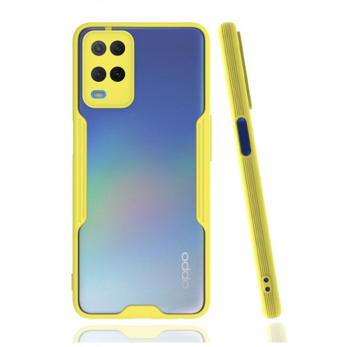 Newface Oppo A54 4G Kılıf Platin Silikon - Sarı Newface Oppo A54 4G Kılıf Platin Silikon - Sarı