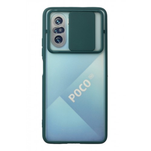 Newface Xiaomi Redmi K40 Kılıf Palm Buzlu Kamera Sürgülü Silikon - Yeşil Newface Xiaomi Redmi K40 Kılıf Palm Buzlu Kamera Sürgülü Silikon - Yeşil