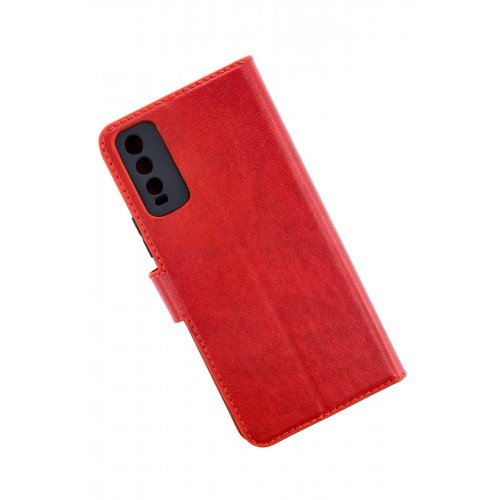 Newface Vivo Y20 Kılıf Trend S Plus Kapaklı Kılıf - Kırmızı Newface Vivo Y20 Kılıf Trend S Plus Kapaklı Kılıf - Kırmızı