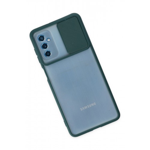 Newface Samsung Galaxy M52 5G Kılıf Palm Buzlu Kamera Sürgülü Silikon - Yeşil Newface Samsung Galaxy M52 5G Kılıf Palm Buzlu Kamera Sürgülü Silikon - Yeşil