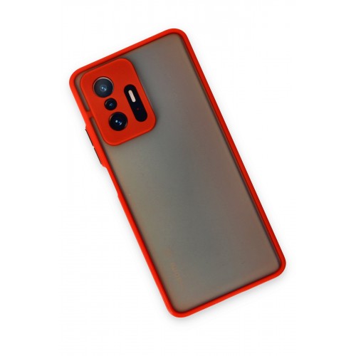 Newface Xiaomi Mi 11T Kılıf Montreal Silikon Kapak - Kırmızı Newface Xiaomi Mi 11T Kılıf Montreal Silikon Kapak - Kırmızı