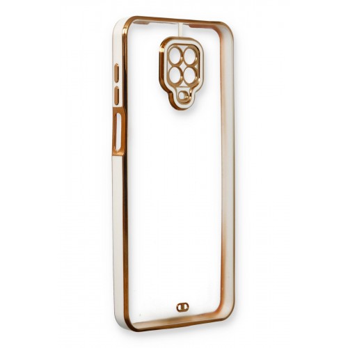 Newface Xiaomi Redmi Note 9S Kılıf Liva Lens Silikon - Beyaz Newface Xiaomi Redmi Note 9S Kılıf Liva Lens Silikon - Beyaz