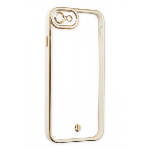 Newface iPhone 7 Kılıf Liva Lens Silikon - Beyaz Newface iPhone 7 Kılıf Liva Lens Silikon - Beyaz