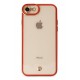 Newface iPhone 7 Kılıf Liva Lens Silikon - Kırmızı Newface iPhone 7 Kılıf Liva Lens Silikon - Kırmızı