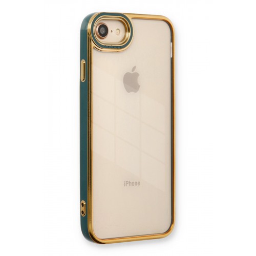 Newface iPhone 7 Kılıf Liva Lens Silikon - Yeşil Newface iPhone 7 Kılıf Liva Lens Silikon - Yeşil