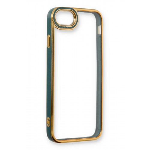 Newface iPhone 7 Kılıf Liva Lens Silikon - Yeşil Newface iPhone 7 Kılıf Liva Lens Silikon - Yeşil