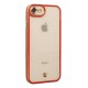 Newface iPhone 8 Kılıf Liva Lens Silikon - Kırmızı Newface iPhone 8 Kılıf Liva Lens Silikon - Kırmızı