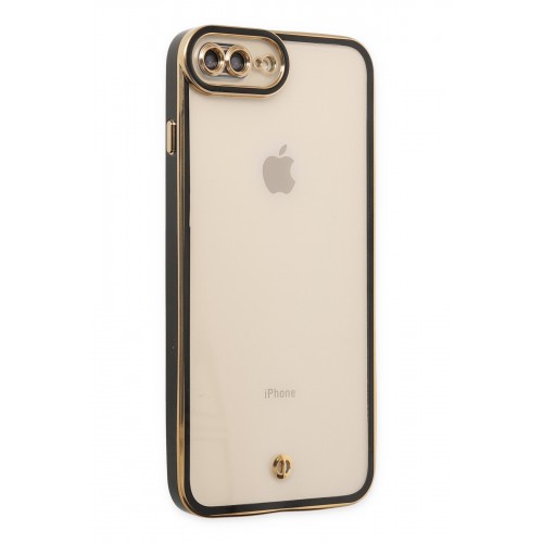 Newface iPhone 8 Plus Kılıf Liva Lens Silikon - Siyah Newface iPhone 8 Plus Kılıf Liva Lens Silikon - Siyah