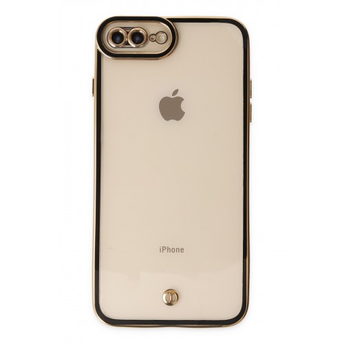 Newface iPhone 8 Plus Kılıf Liva Lens Silikon - Siyah Newface iPhone 8 Plus Kılıf Liva Lens Silikon - Siyah
