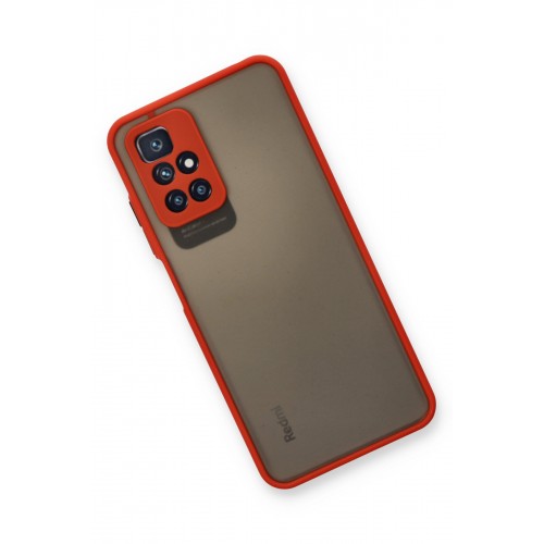 Newface Xiaomi Redmi 10 Kılıf Montreal Silikon Kapak - Kırmızı Newface Xiaomi Redmi 10 Kılıf Montreal Silikon Kapak - Kırmızı