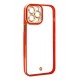 Newface iPhone 12 Pro Max Kılıf Liva Lens Silikon - Kırmızı Newface iPhone 12 Pro Max Kılıf Liva Lens Silikon - Kırmızı