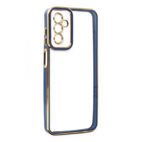 Newface Samsung Galaxy M23 Kılıf Liva Lens Silikon - Mavi Newface Samsung Galaxy M23 Kılıf Liva Lens Silikon - Mavi