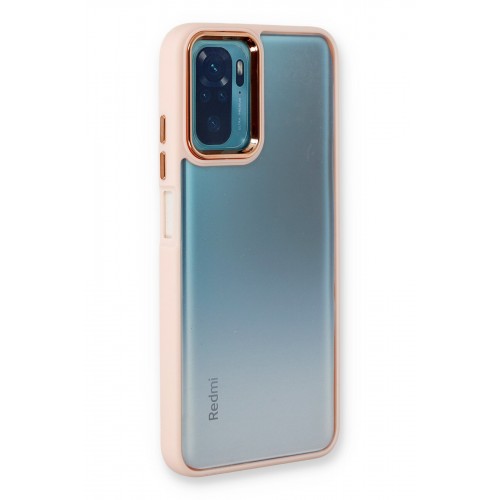Newface Xiaomi Redmi Note 10 Kılıf Dora Kapak - Pudra Newface Xiaomi Redmi Note 10 Kılıf Dora Kapak - Pudra