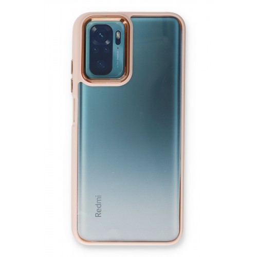 Newface Xiaomi Redmi Note 10 Kılıf Dora Kapak - Pudra Newface Xiaomi Redmi Note 10 Kılıf Dora Kapak - Pudra