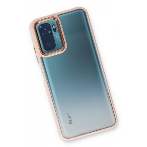 Newface Xiaomi Redmi Note 10 Kılıf Dora Kapak - Pudra Newface Xiaomi Redmi Note 10 Kılıf Dora Kapak - Pudra