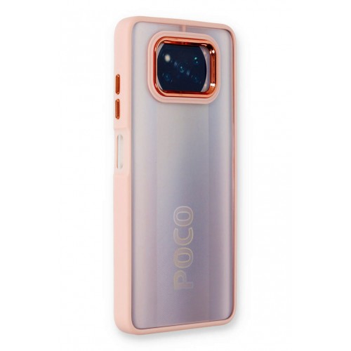 Newface Xiaomi Pocophone X3 Pro Kılıf Dora Kapak - Pudra Newface Xiaomi Pocophone X3 Pro Kılıf Dora Kapak - Pudra