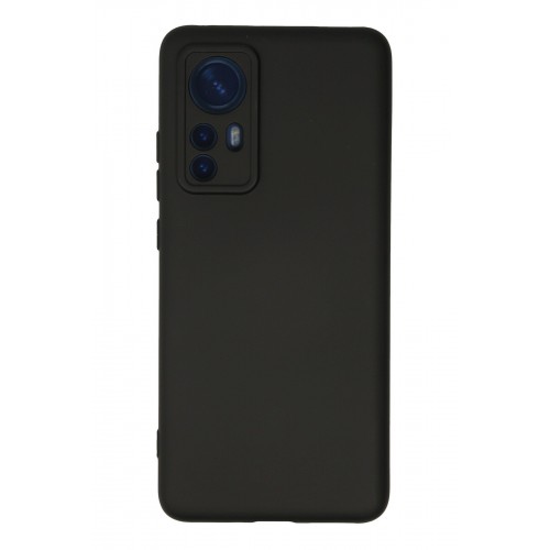 Newface Xiaomi Mi 12 Kılıf Nano içi Kadife Silikon - Siyah Newface Xiaomi Mi 12 Kılıf Nano içi Kadife Silikon - Siyah