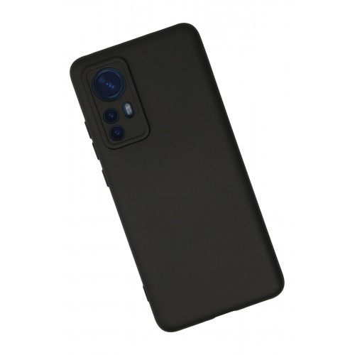 Newface Xiaomi Mi 12 Kılıf Nano içi Kadife Silikon - Siyah Newface Xiaomi Mi 12 Kılıf Nano içi Kadife Silikon - Siyah