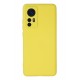 Newface Xiaomi Mi 12 Kılıf Nano içi Kadife Silikon - Sarı Newface Xiaomi Mi 12 Kılıf Nano içi Kadife Silikon - Sarı