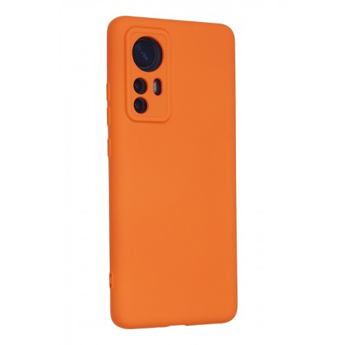 Newface Xiaomi Mi 12 Kılıf Nano içi Kadife Silikon - Turuncu Newface Xiaomi Mi 12 Kılıf Nano içi Kadife Silikon - Turuncu