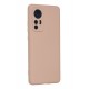 Newface Xiaomi Mi 12 Kılıf Nano içi Kadife Silikon - Pudra Newface Xiaomi Mi 12 Kılıf Nano içi Kadife Silikon - Pudra