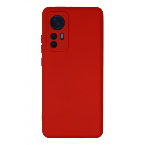 Newface Xiaomi Mi 12X Kılıf Nano içi Kadife Silikon - Kırmızı Newface Xiaomi Mi 12X Kılıf Nano içi Kadife Silikon - Kırmızı