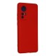 Newface Xiaomi Mi 12X Kılıf Nano içi Kadife Silikon - Kırmızı Newface Xiaomi Mi 12X Kılıf Nano içi Kadife Silikon - Kırmızı