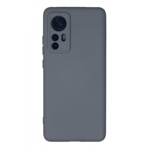 Newface Xiaomi Mi 12X Kılıf Nano içi Kadife Silikon - Gri Newface Xiaomi Mi 12X Kılıf Nano içi Kadife Silikon - Gri